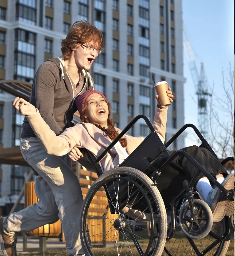 NDIS participant enjoying community access while receiving Life Stage Transitions support