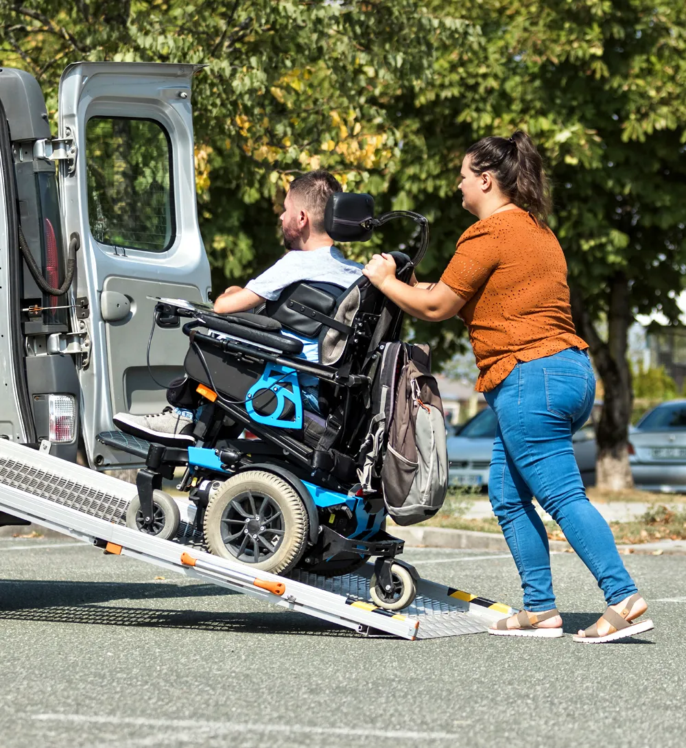 Wheelchair accessible van used for NDIS transport funding in Brisbane